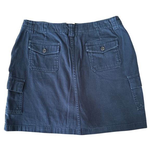 Land’s End Navy Blue Cargo Skort 10 - Picture 4 of 4